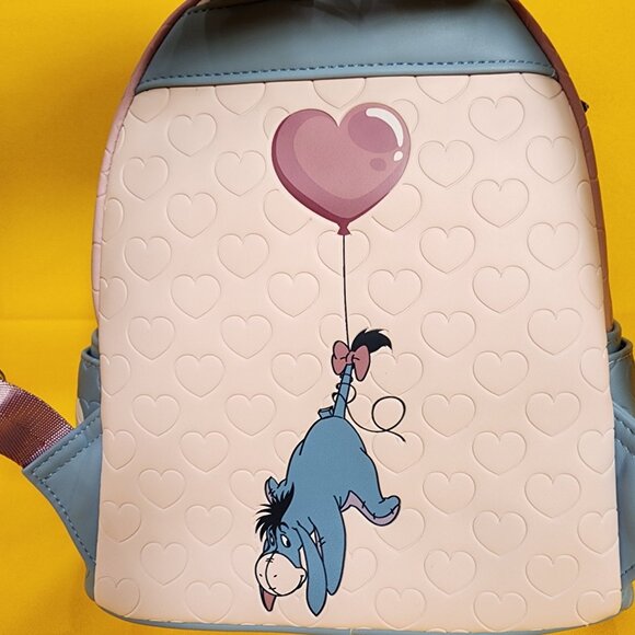 Loungefly Disney Eeyore Heart Balloons Valentines Winnie the Pooh Mini Backpack main image 5